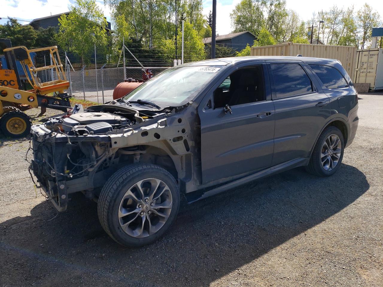 2019 Dodge Durango GT Plus, VIN 1C4RDJDG7KC676228 — Front end