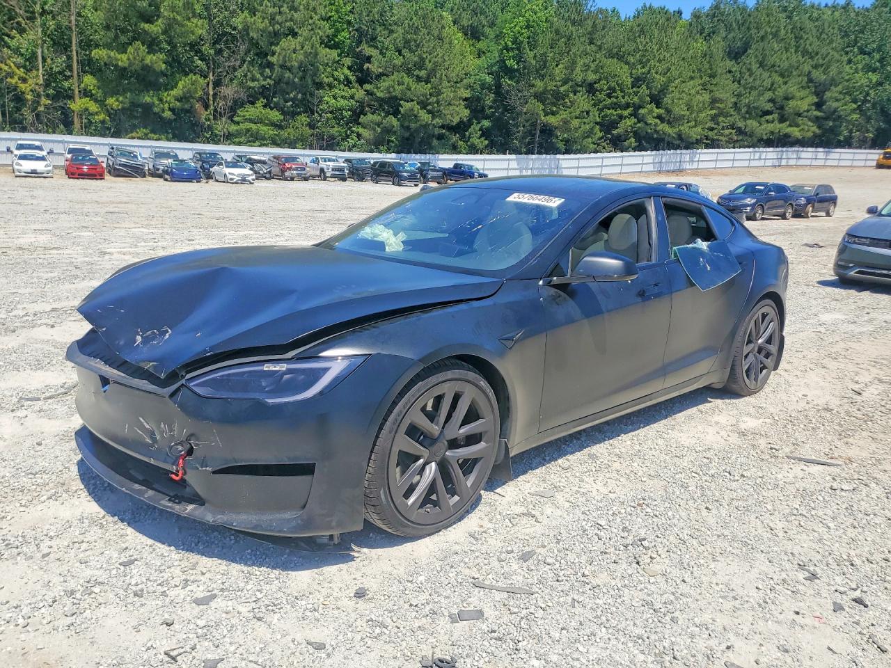 2023 Tesla Model S, VIN 5YJSA1E58PF518854 — Front end