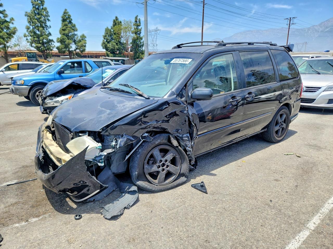 2003 Mazda MPV LX, VIN JM3LW28J030338109 — Front end