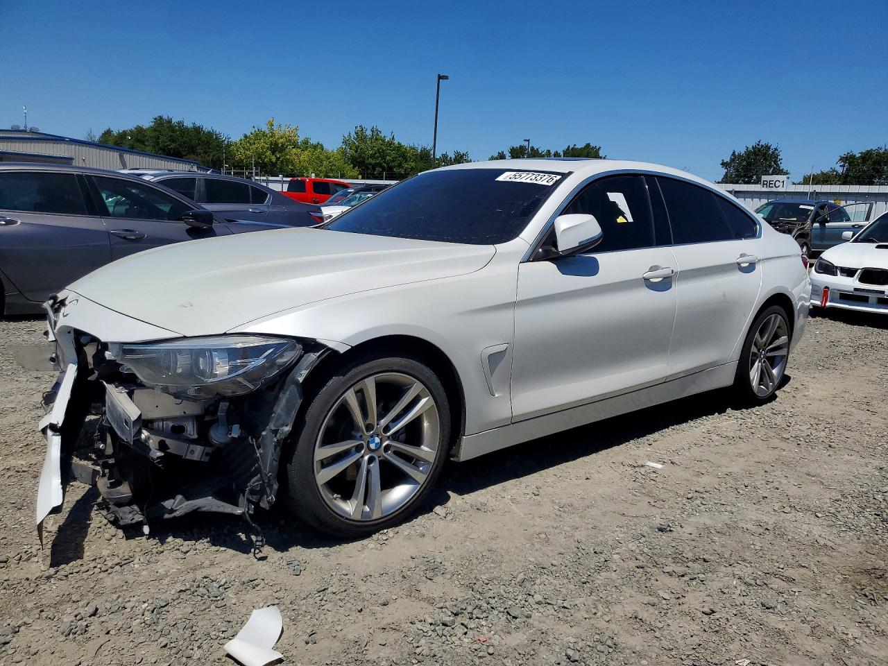 2018 BMW 4 Series 430i, VIN WBA4J1C58JBG77217 — Front end
