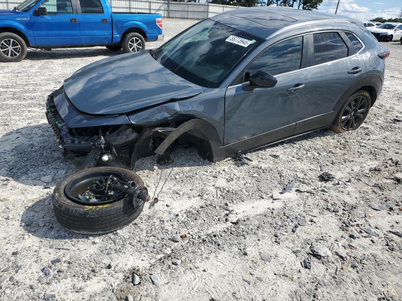 2023 Mazda CX-30 S Carbon Edition, VIN 3MVDMBCM9PM517237 — Front end
