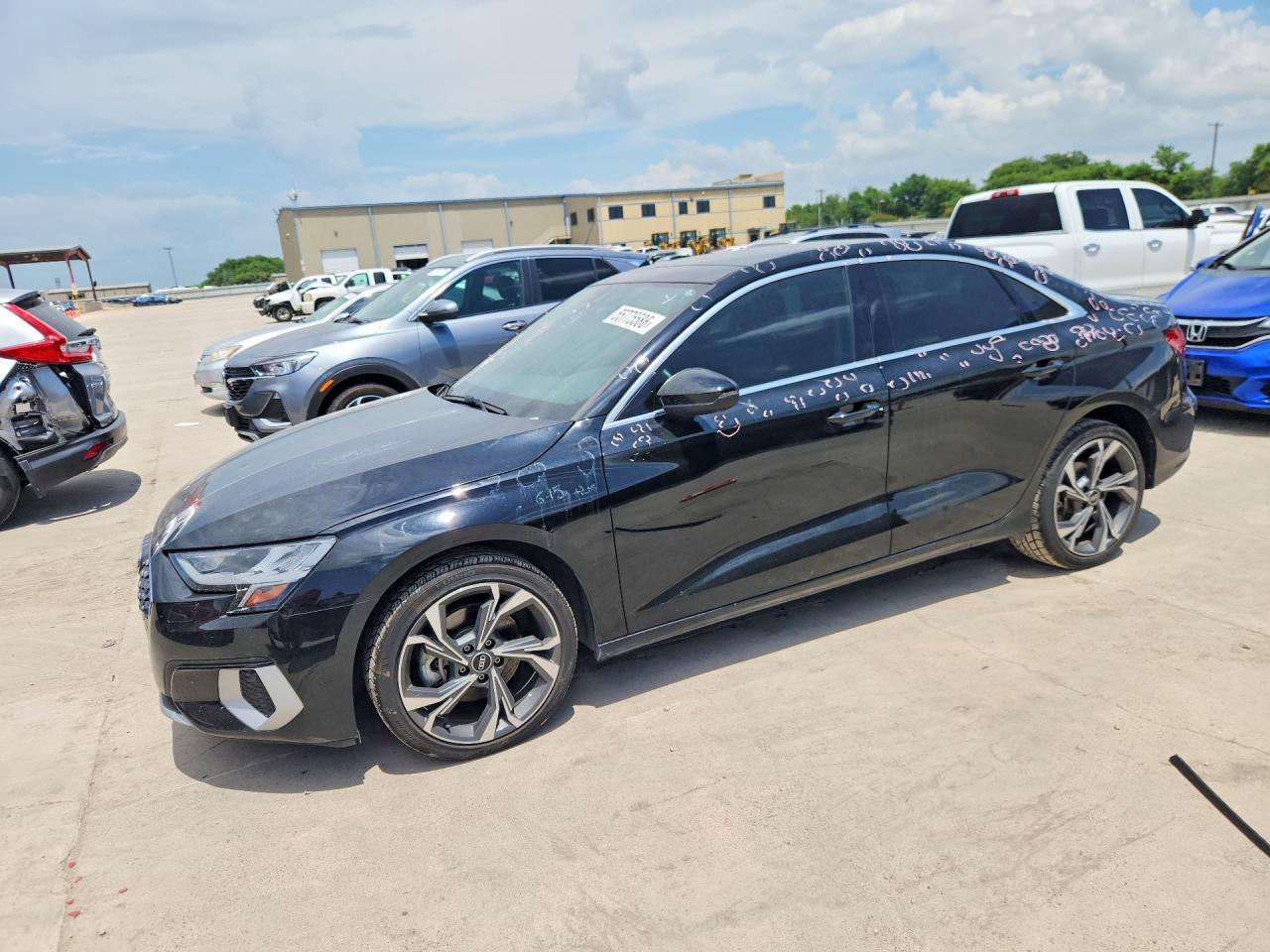2022 Audi A3 Premium, VIN WAUAUDGY6NA084643 — Hail