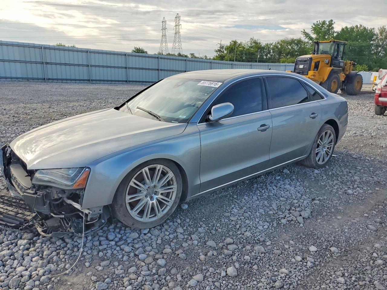 2012 Audi A8, VIN WAURVAFD7CN008965 — Front end