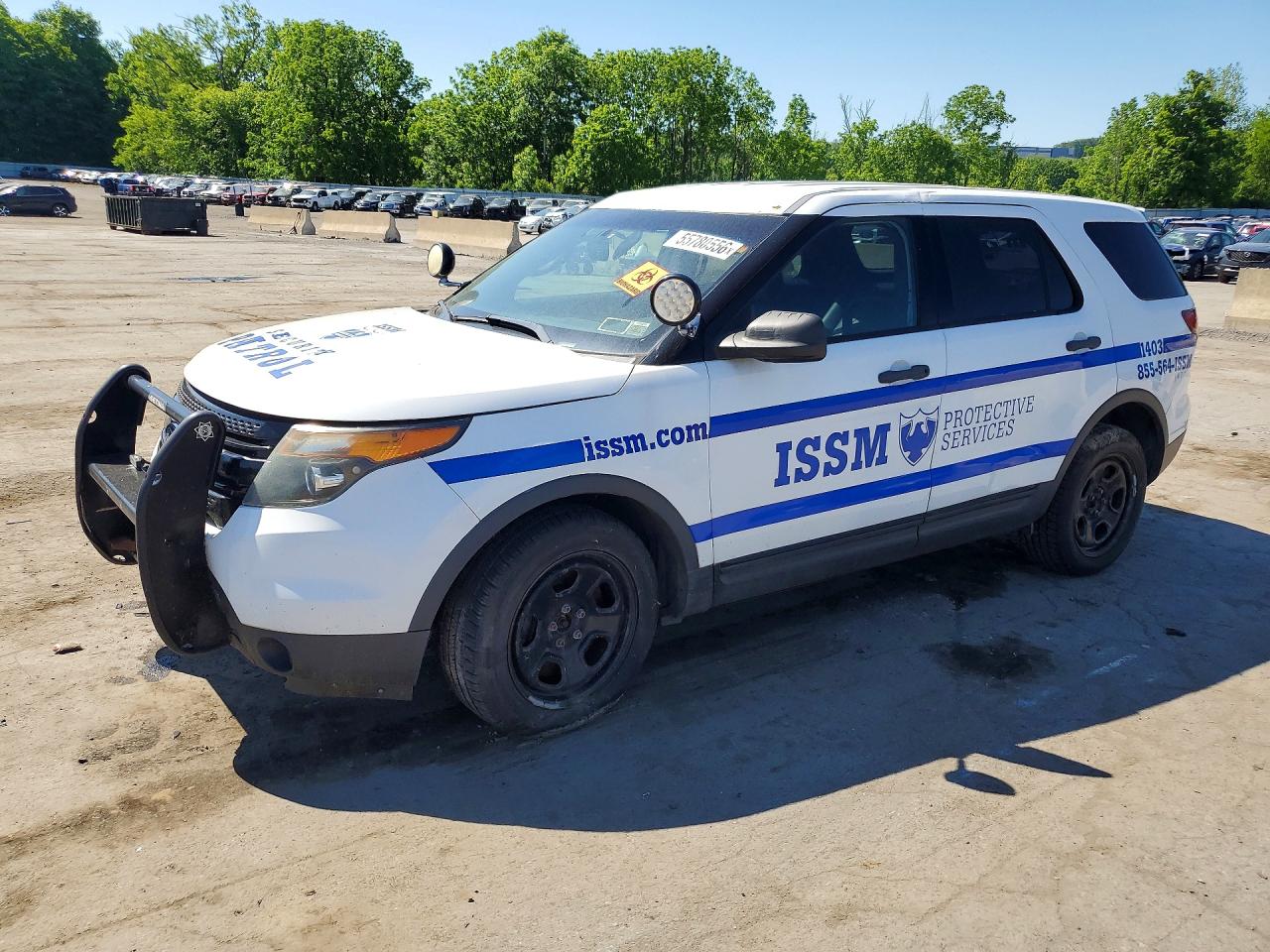 2014 Ford Police Interceptor Utility, VIN 1FM5K8AR9EGB29375 — Normal wear