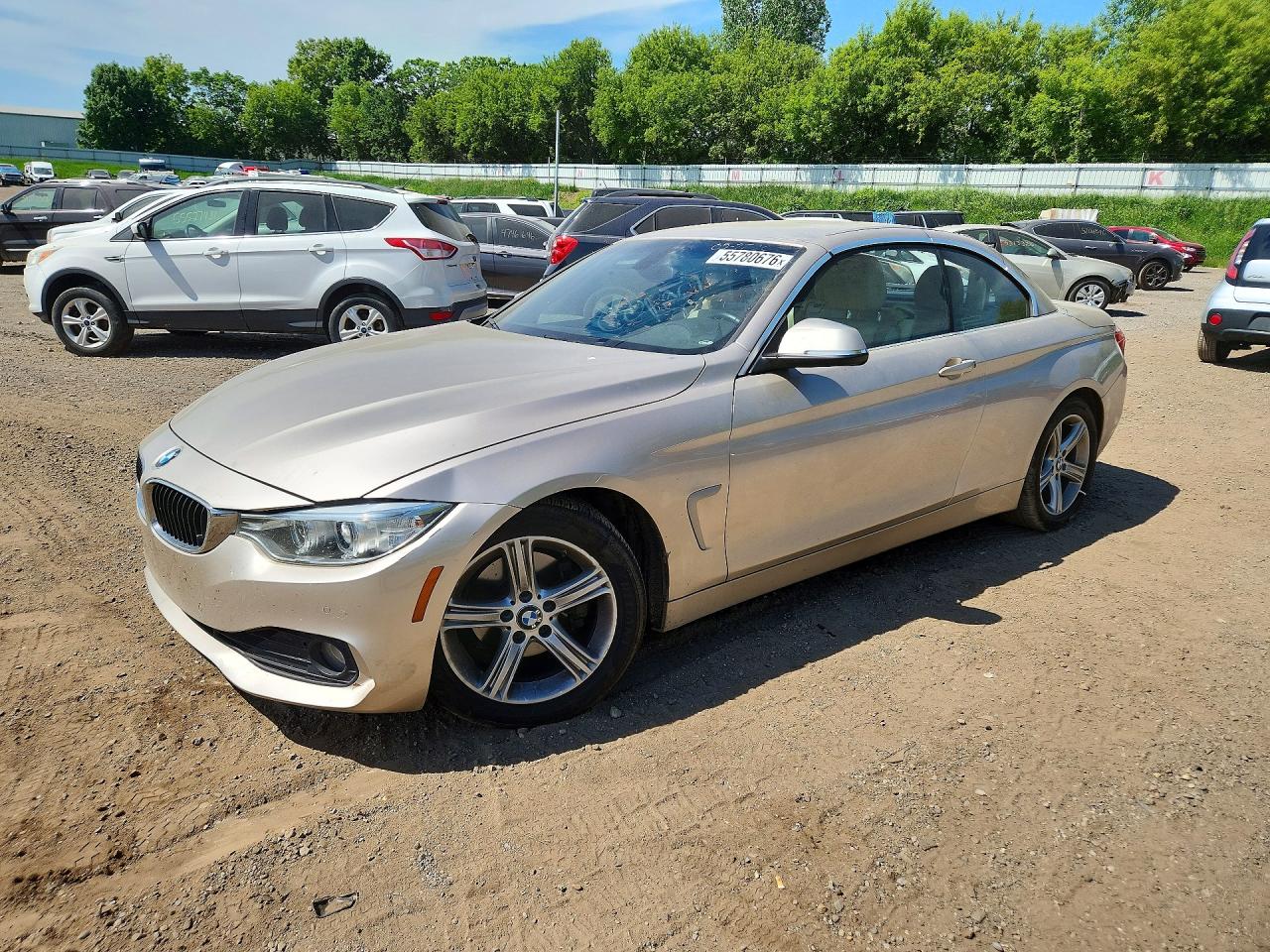 2015 BMW 4 Series 428i, VIN WBA3V5C5XFP753647 — Side