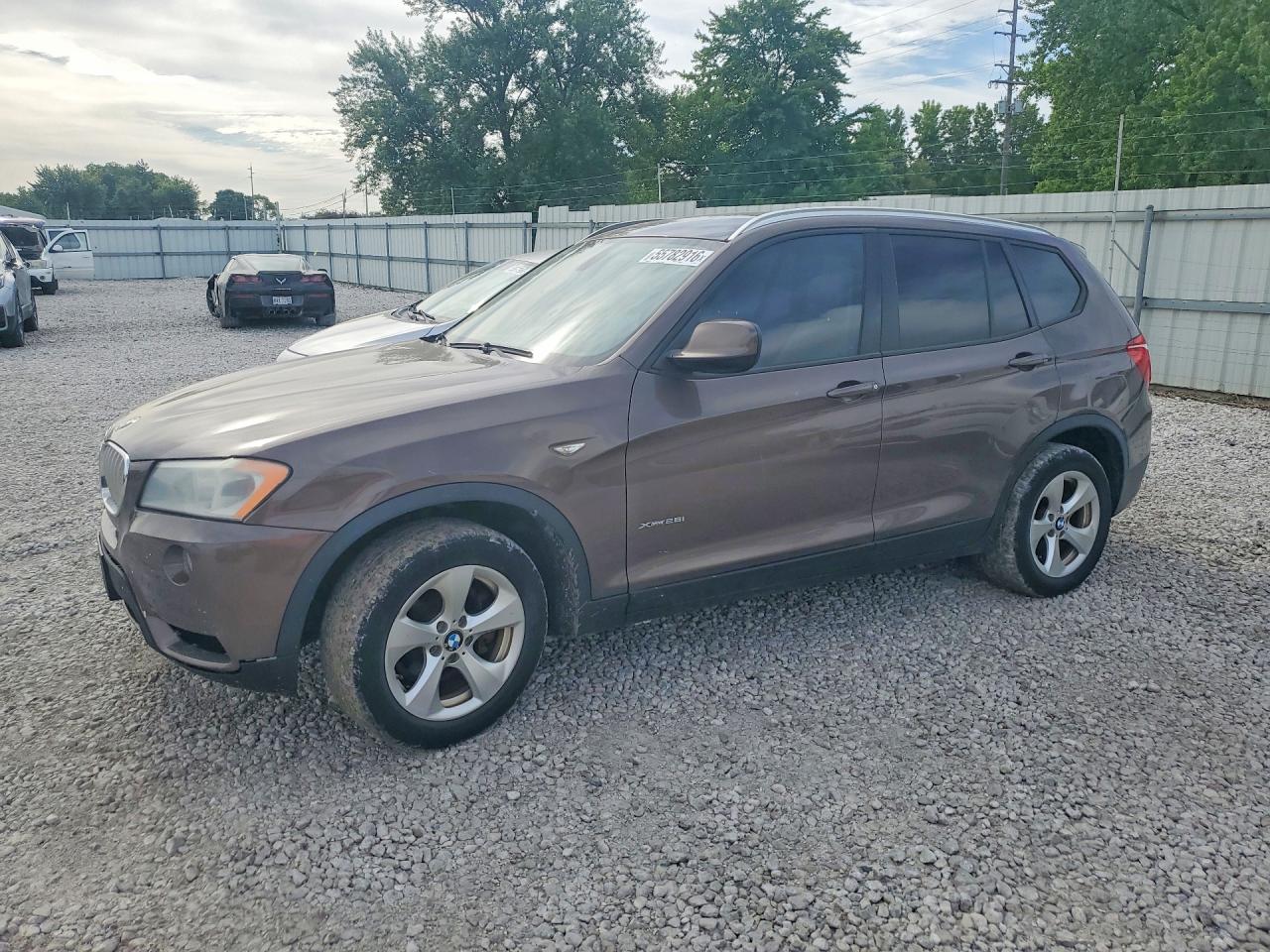 2012 BMW X3 28i, VIN 5UXWX5C50CL729062 — Перед