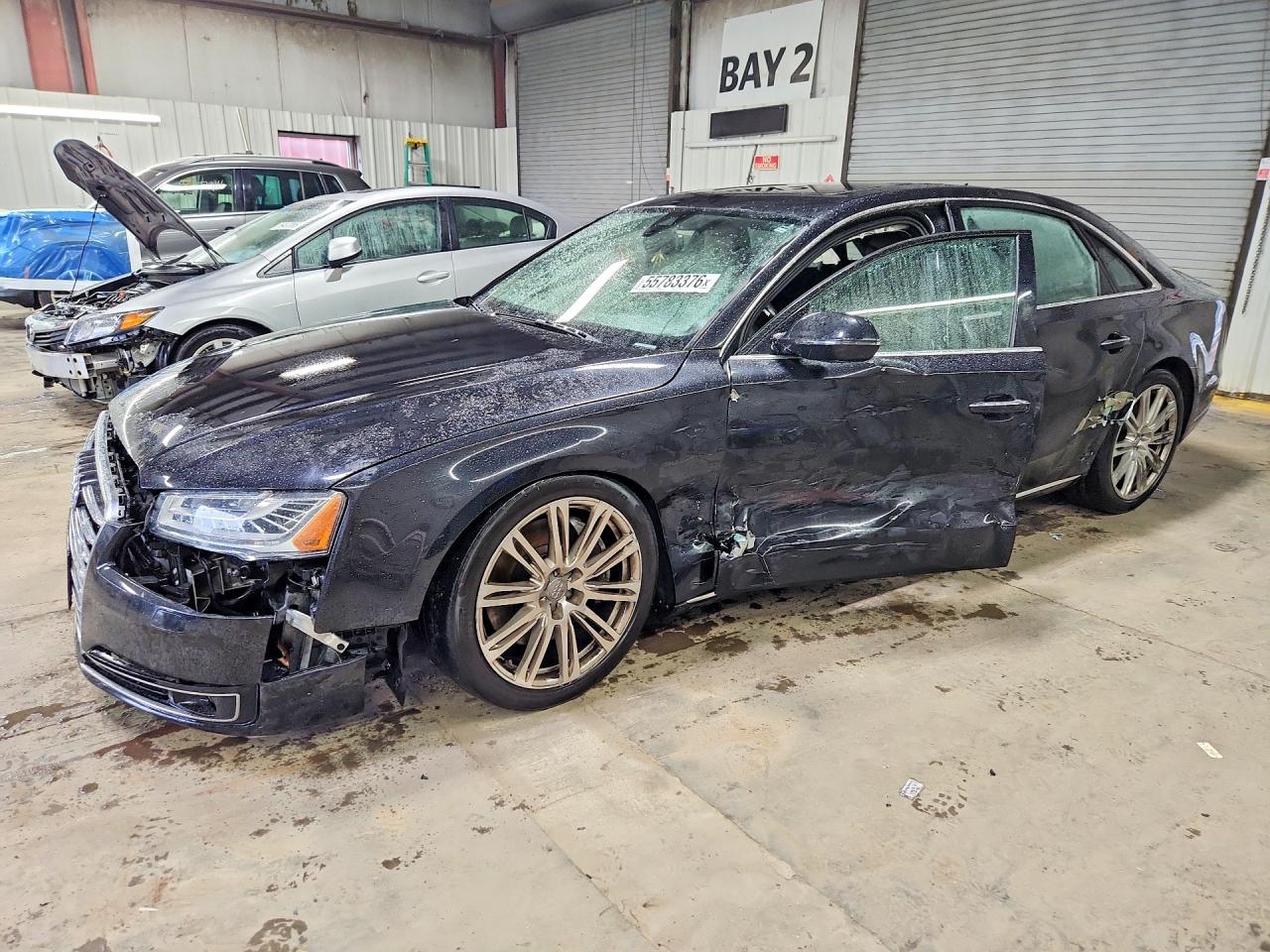 2015 Audi A8 3.0T, VIN WAU3GAFD0FN012358 — Front end
