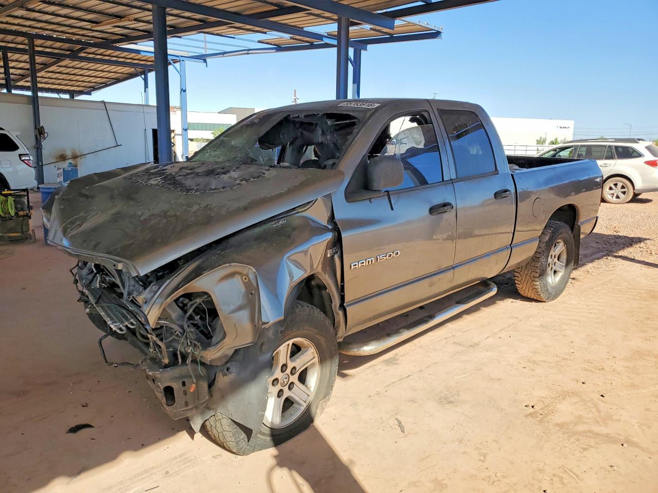 2006 Dodge 1500 SLT, VIN 1D7HA18206J152719 — Interior fire