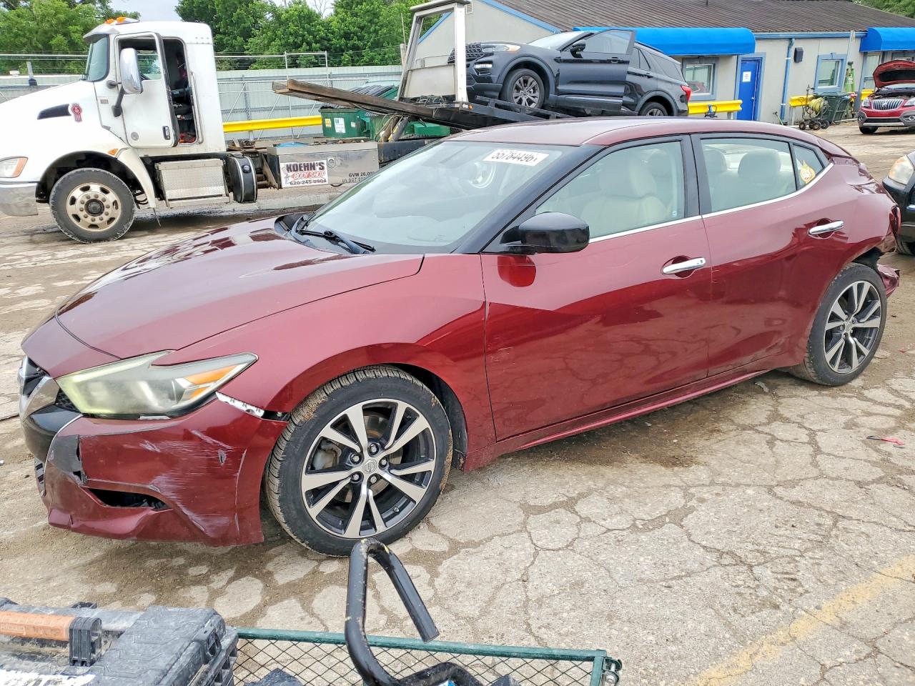 2016 Nissan Maxima SL, VIN 1N4AA6AP0GC431923 — Зад