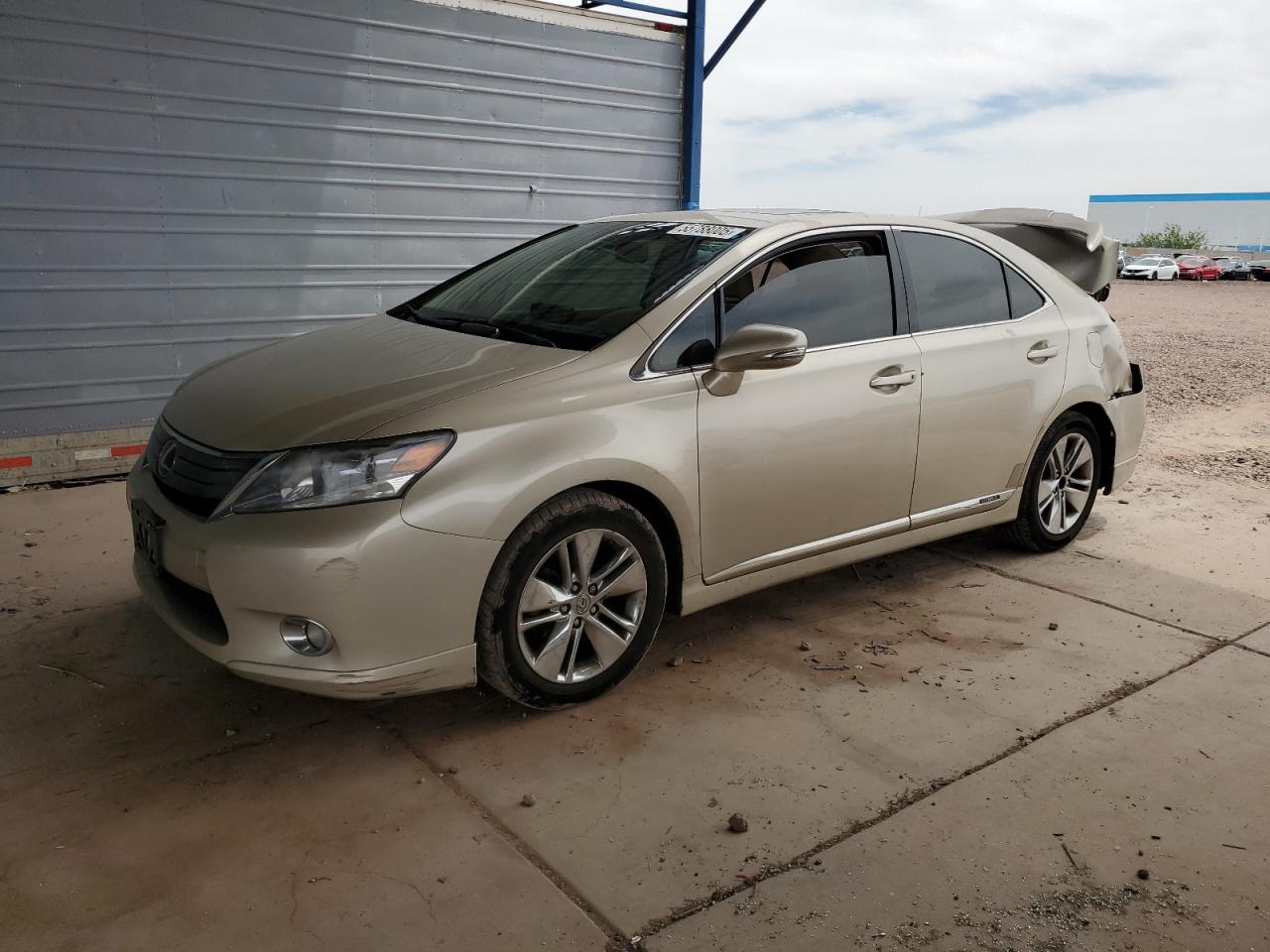 2011 Lexus HS 250h, VIN JTHBB1BA9B2044647 — Rear end
