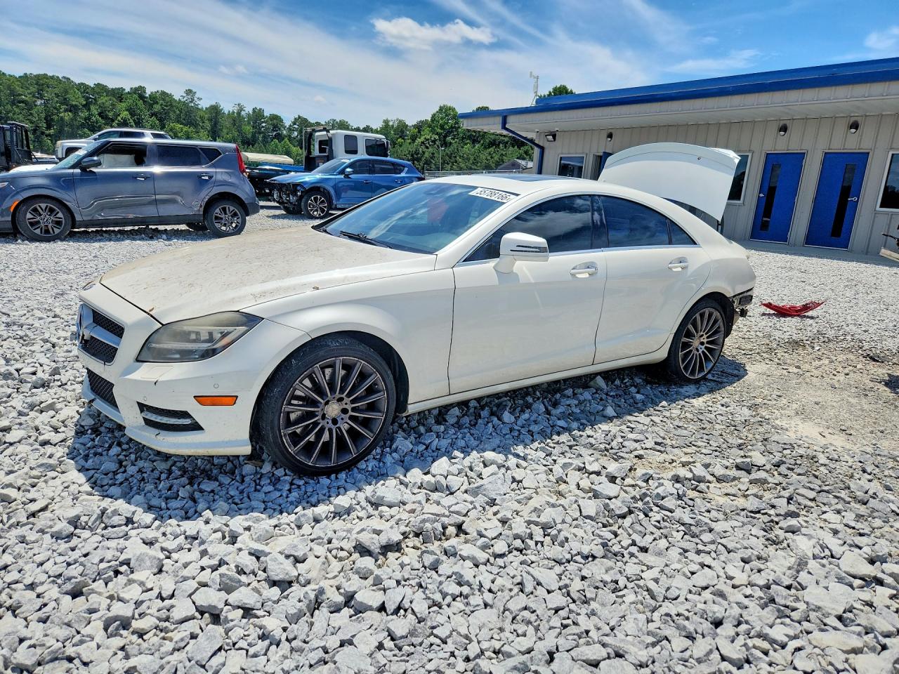 2013 Mercedes-Benz CLS 550, VIN WDDLJ7DB8DA078854 — Rear end