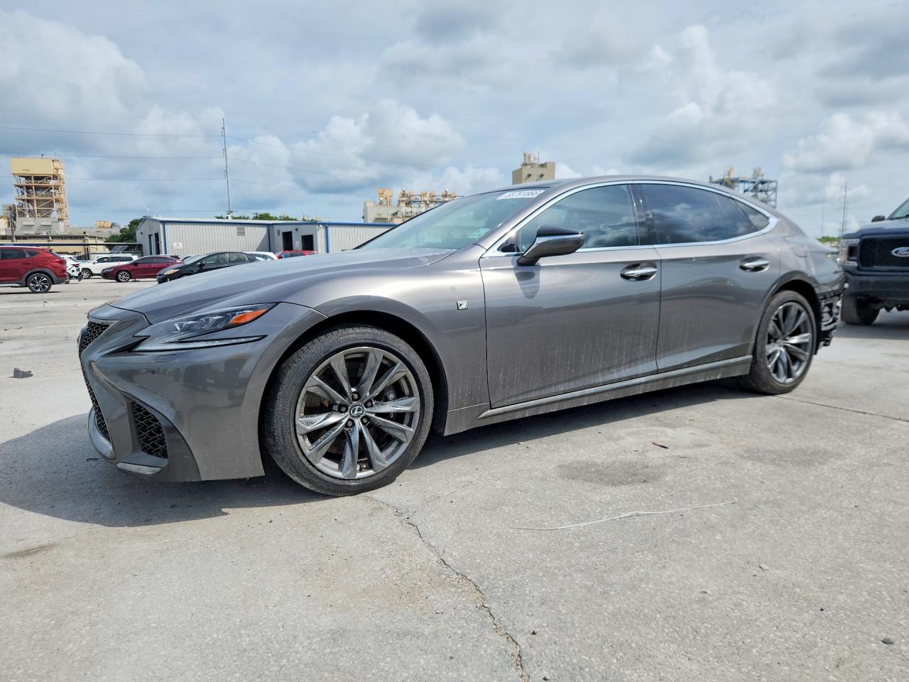 2018 Lexus LS 500, VIN JTHB51FFXJ5001560 — Rear end