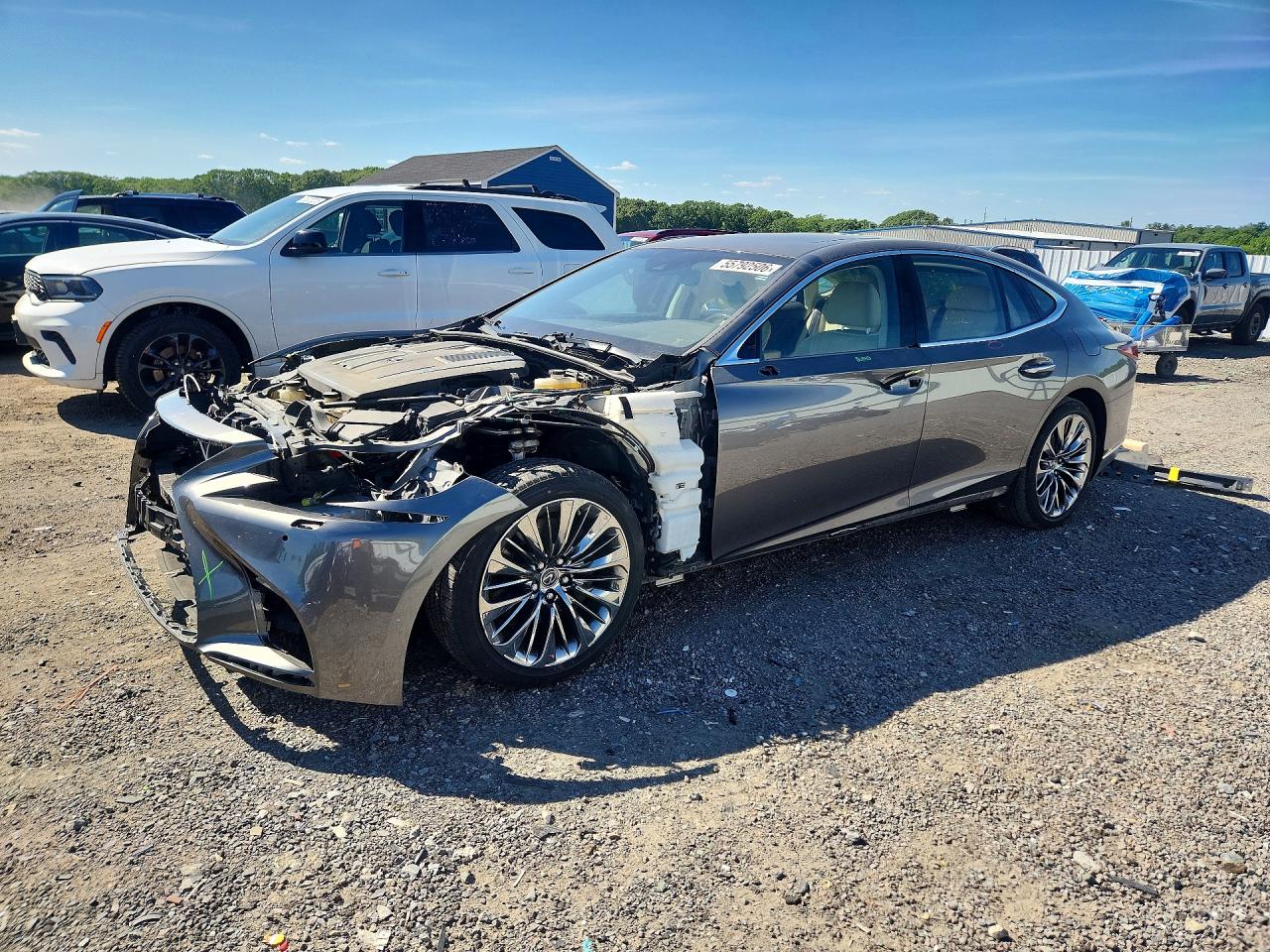 2018 Lexus LS 500, VIN JTHC51FF9J5005281 — Front end