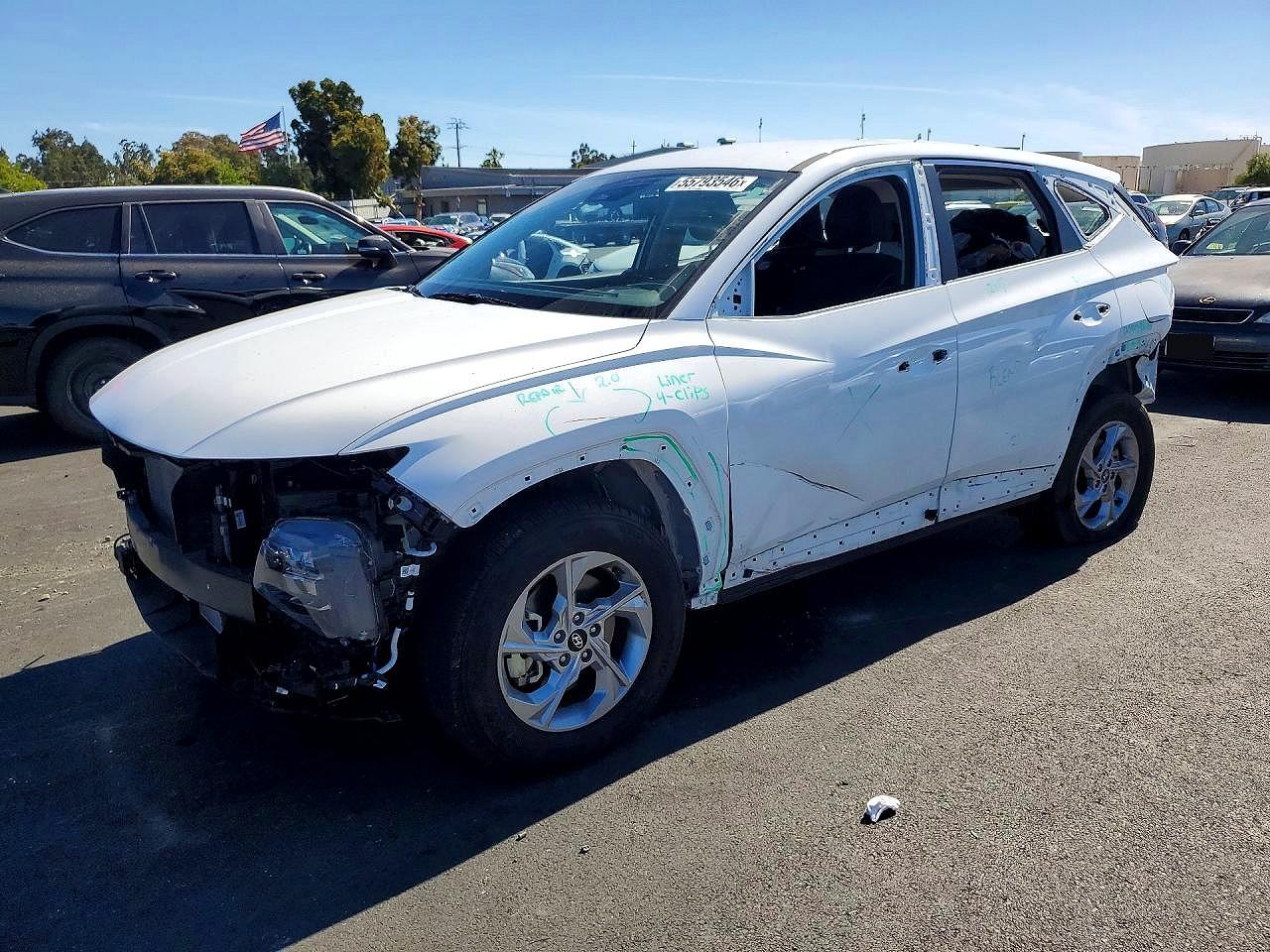2024 Hyundai Tucson SE, VIN 5NMJACDE5RH323076 — Rear end