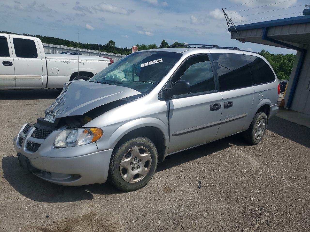 2004 Dodge Caravan SE, VIN 1D4GP24R54B502997 — Перед
