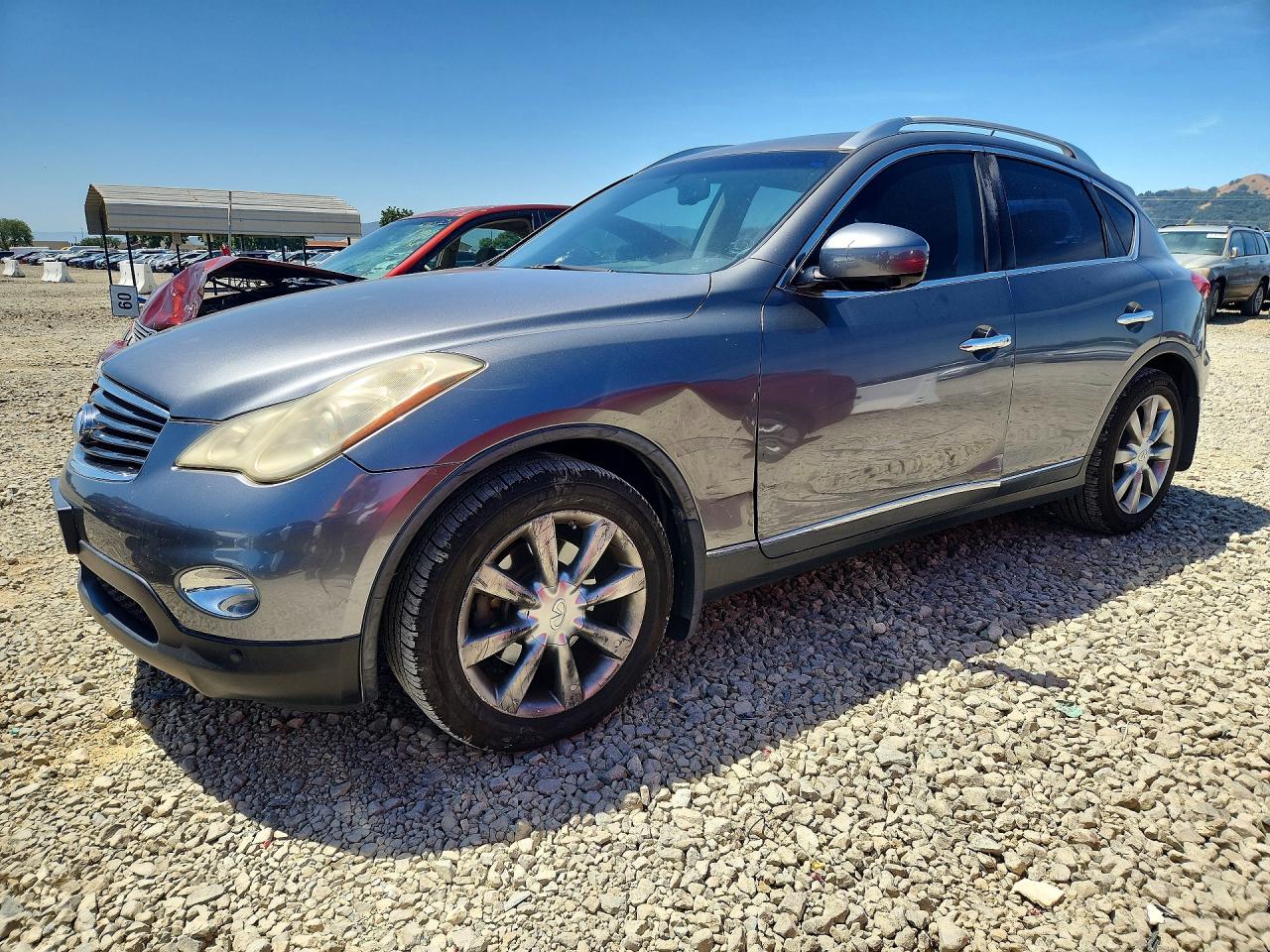 2011 Infiniti EX Journey, VIN JN1AJ0HR3BM850854 — Side