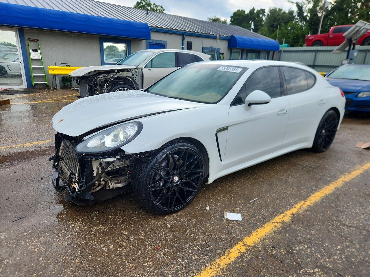 2015 Porsche Panamera 4, VIN WP0AA2A75FL004741 — Front end