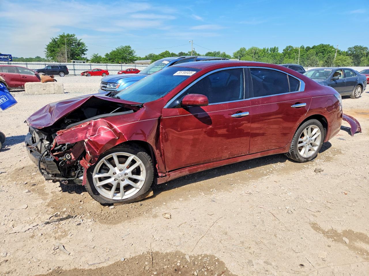 2012 Nissan Maxima SV, VIN 1N4AA5AP5CC821050 — Перед
