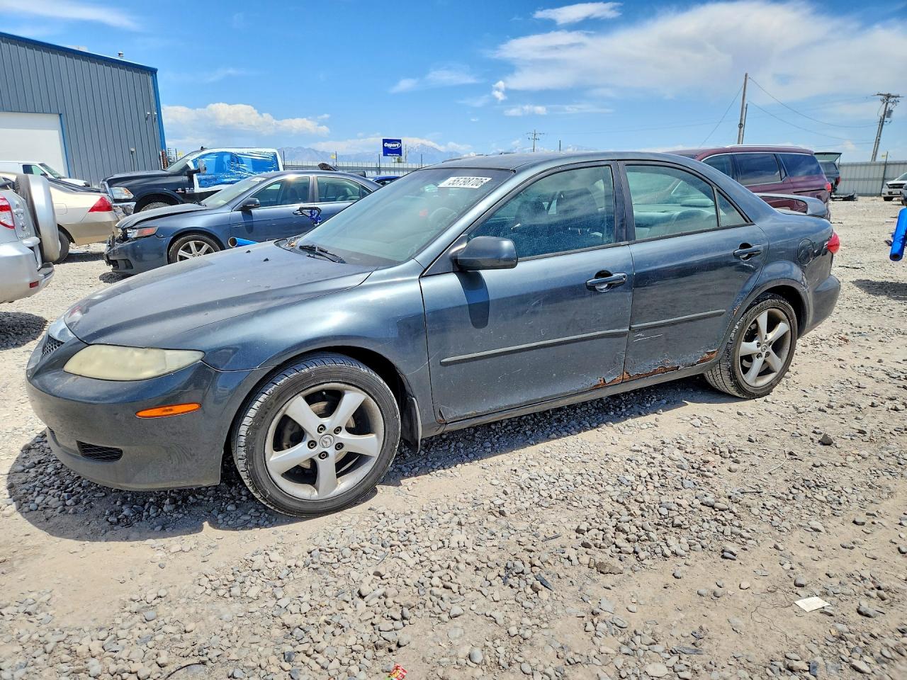 2003 Mazda 6 i, VIN 1YVFP80C435M33112 — Rear end