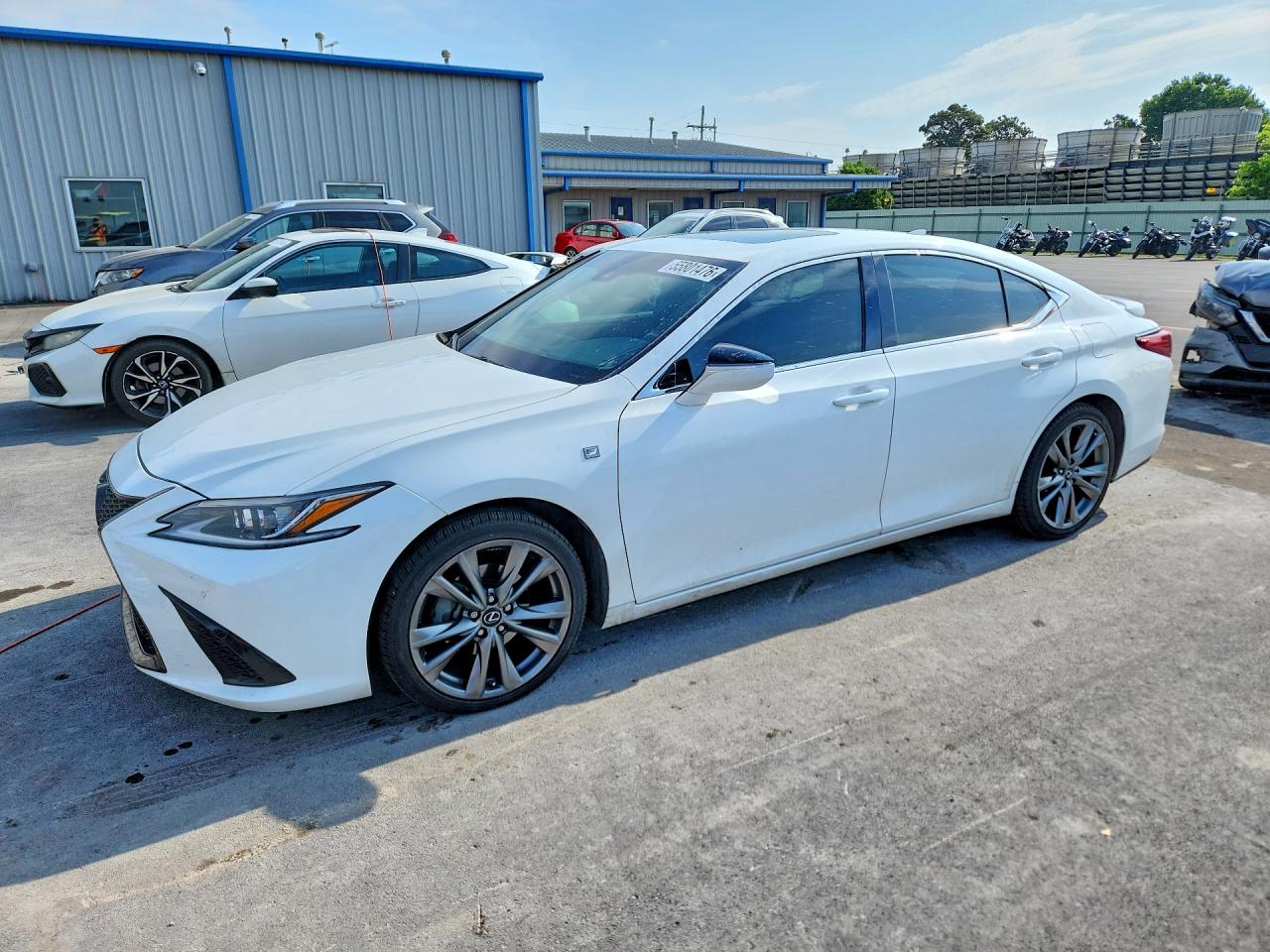 2020 Lexus ES 350 F Sport, VIN 58AGZ1B17LU061458 — Град