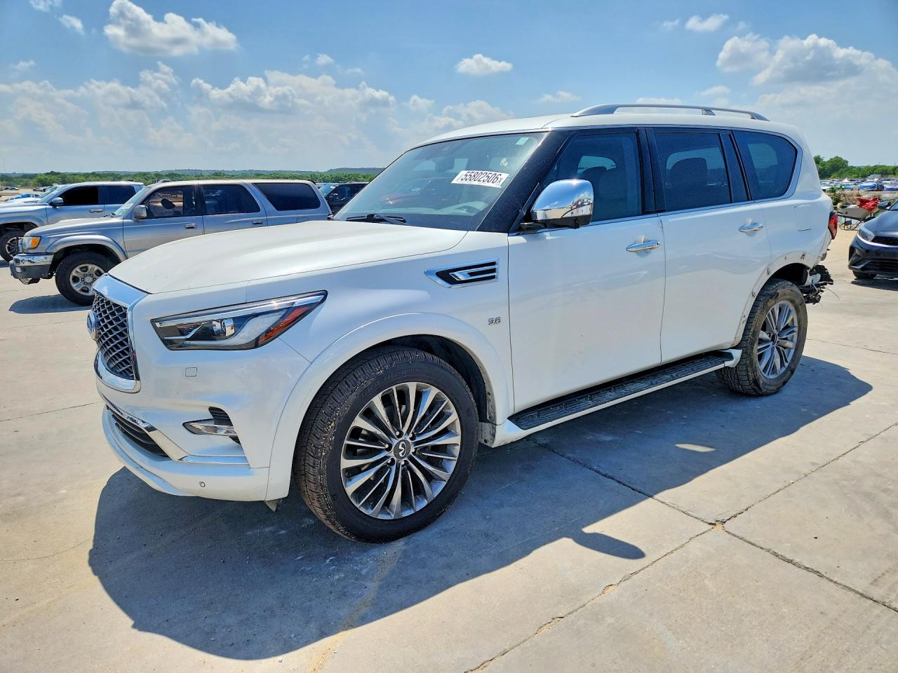 2018 Infiniti QX80, VIN JN8AZ2NF6J9664825 — Rear end