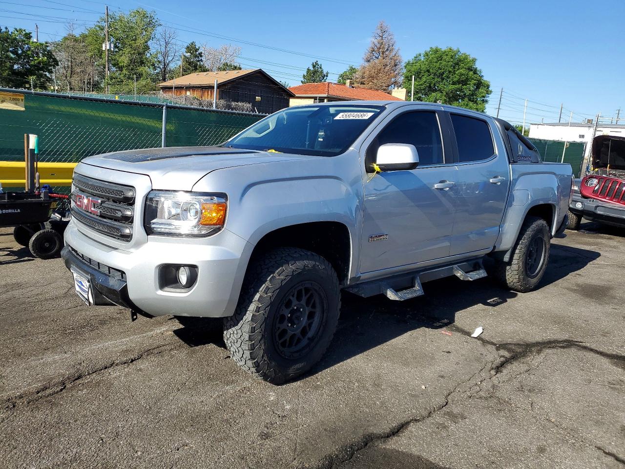 2016 GMC Canyon 4WD SLE, VIN 1GTG6CE30G1350721 — Днище