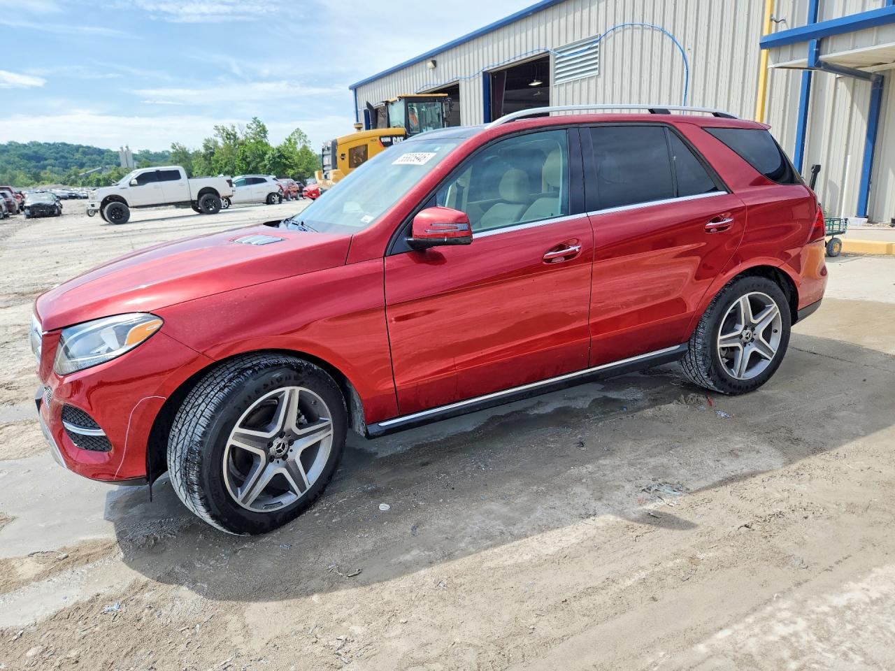 2018 Mercedes-Benz GLE 350, VIN 4JGDA5HB7JB185909 — Undercarriage