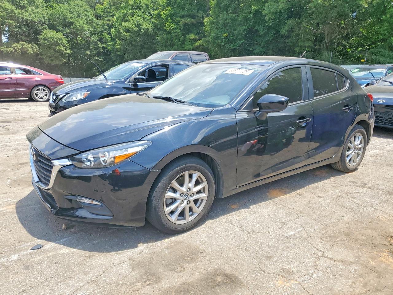 2018 Mazda 3 Sport, VIN 3MZBN1K70JM260341 — Rear end