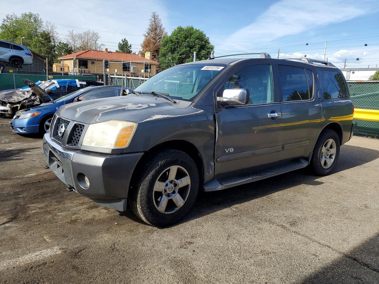 2005 Nissan Armada SE, VIN 5N1AA08BX5N735369 — Front end