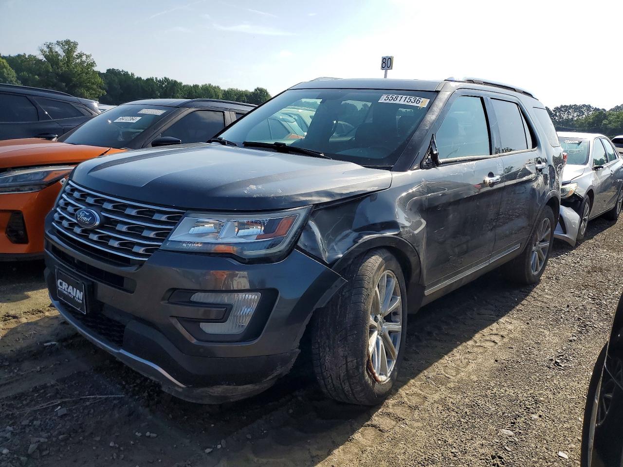 2016 Ford Explorer Limited, VIN 1FM5K7F89GGC90872 — Перед