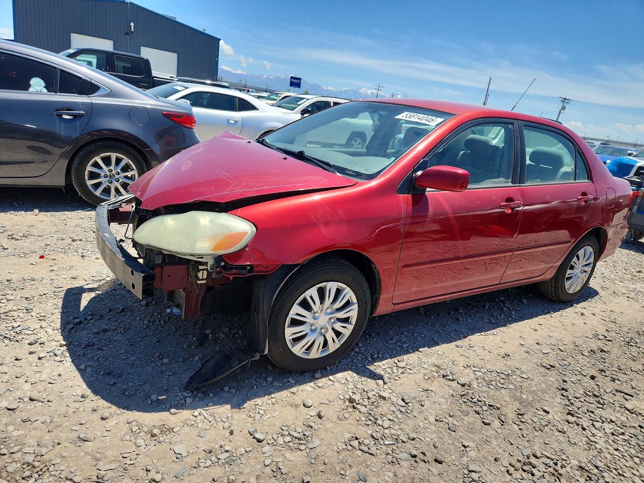 2006 Toyota Corolla LE, VIN 1NXBR32E76Z641880 — Front end