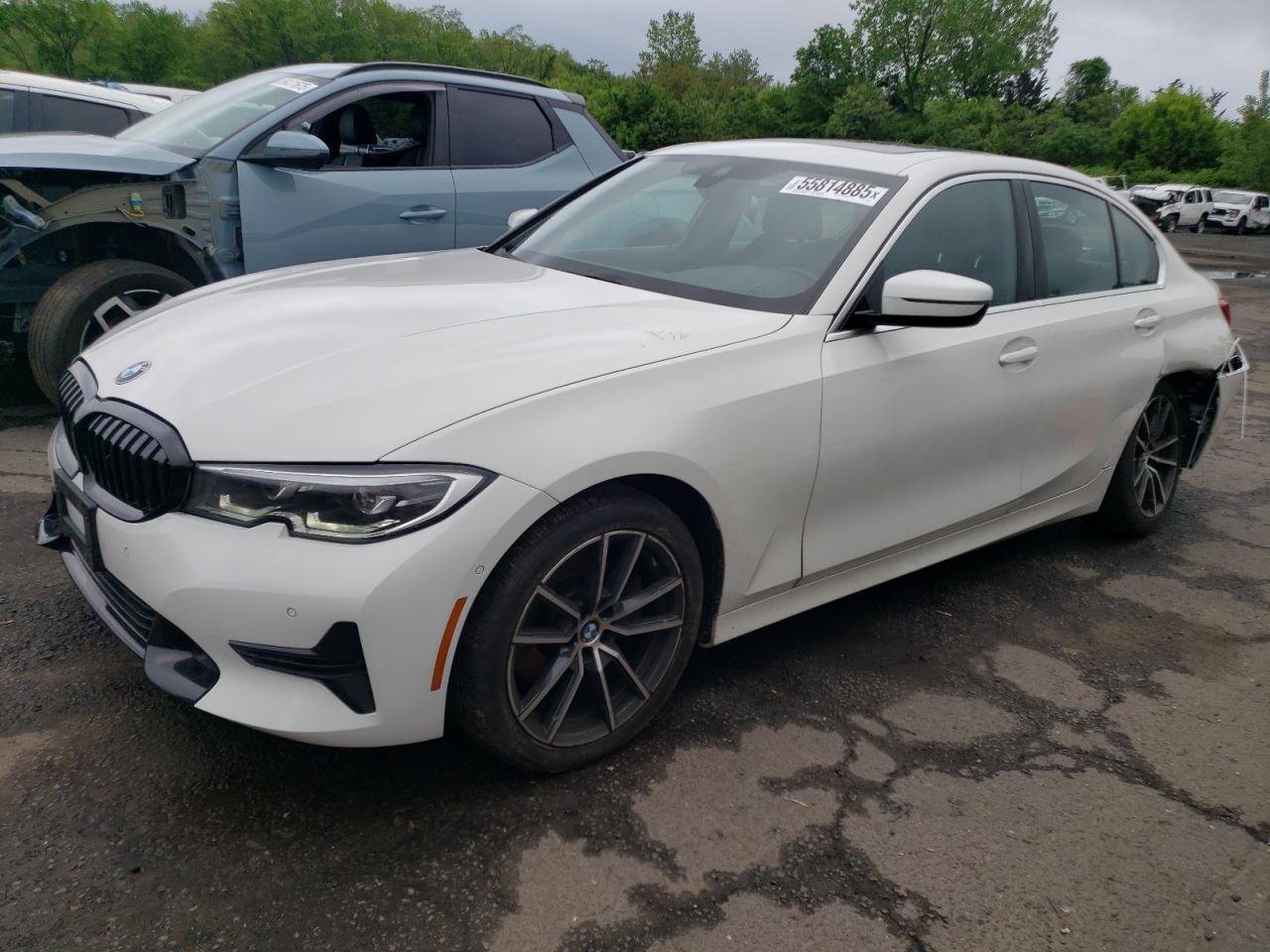 2021 BMW 3 Series 330i xDrive, VIN 3MW5R7J09M8B66030 — Undercarriage