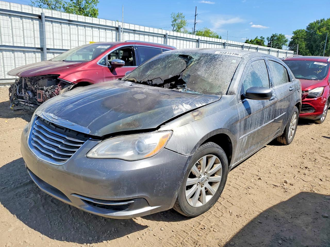 2012 Chrysler 200 Touring, VIN 1C3CCBBB4CN171909 — Burn