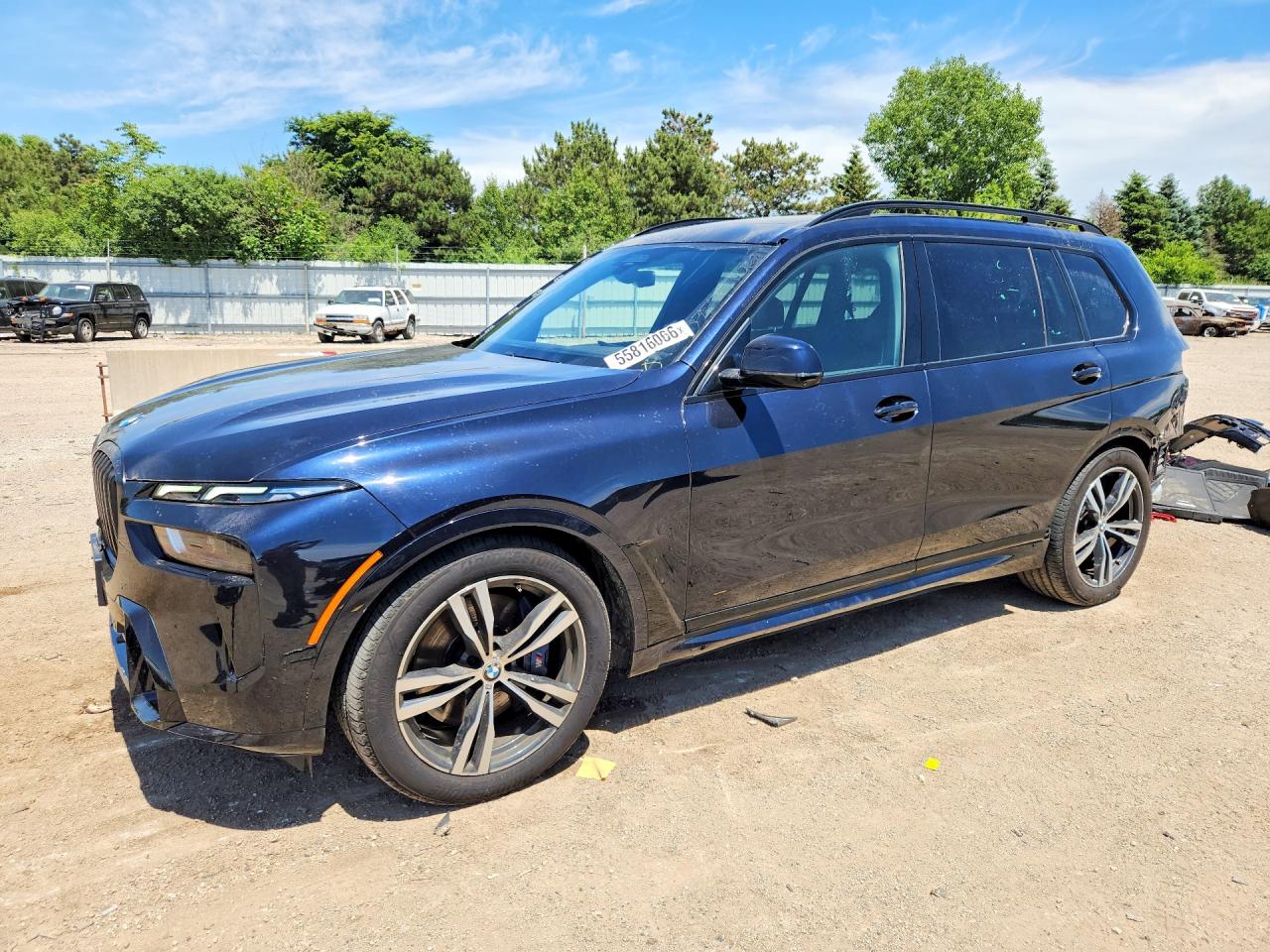 2024 BMW X7 xDrive40i, VIN 5UX23EM0XR9S57309 — Rear end