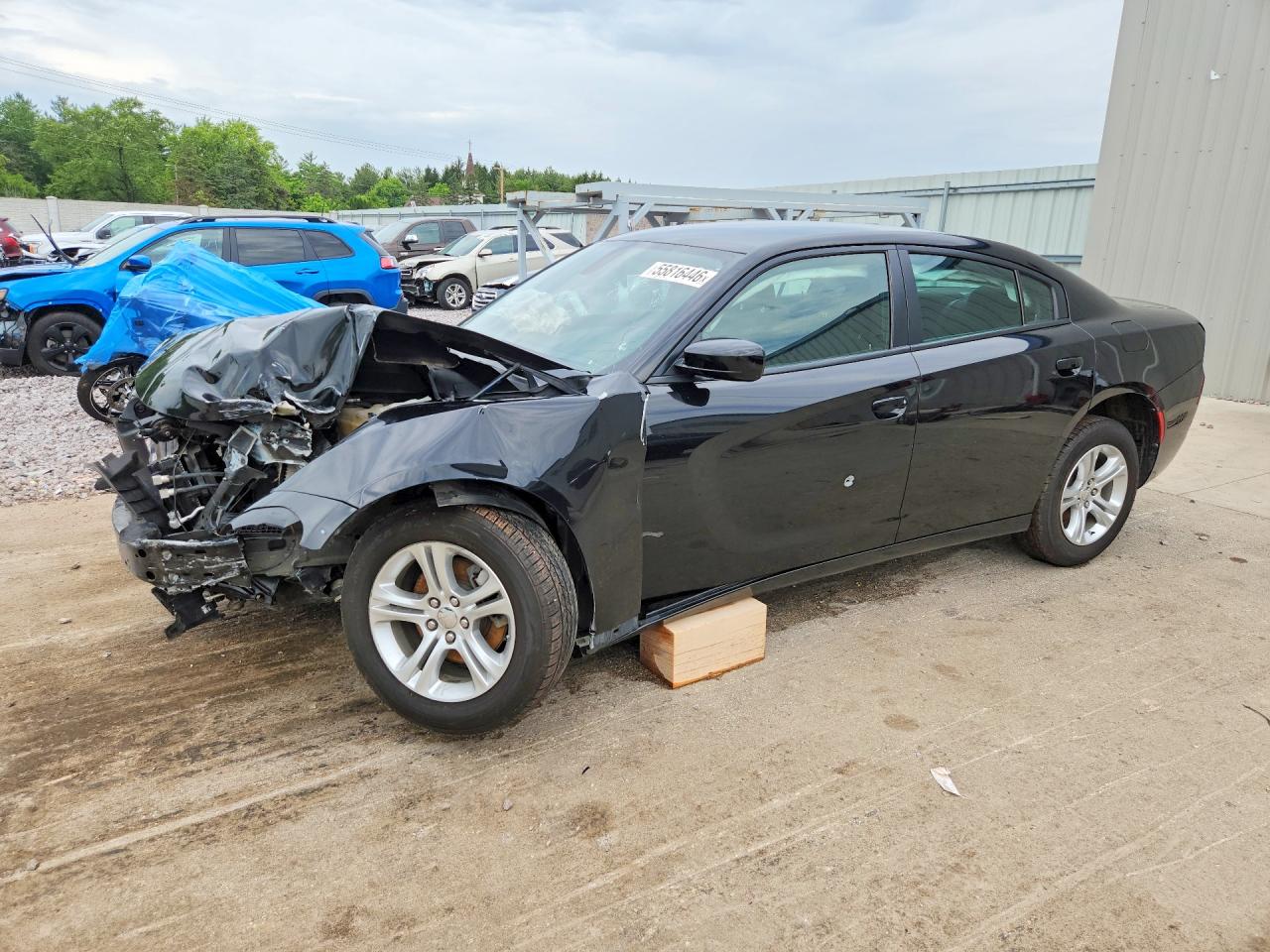 2022 Dodge Charger SXT, VIN 2C3CDXBG0NH192564 — Vandalism