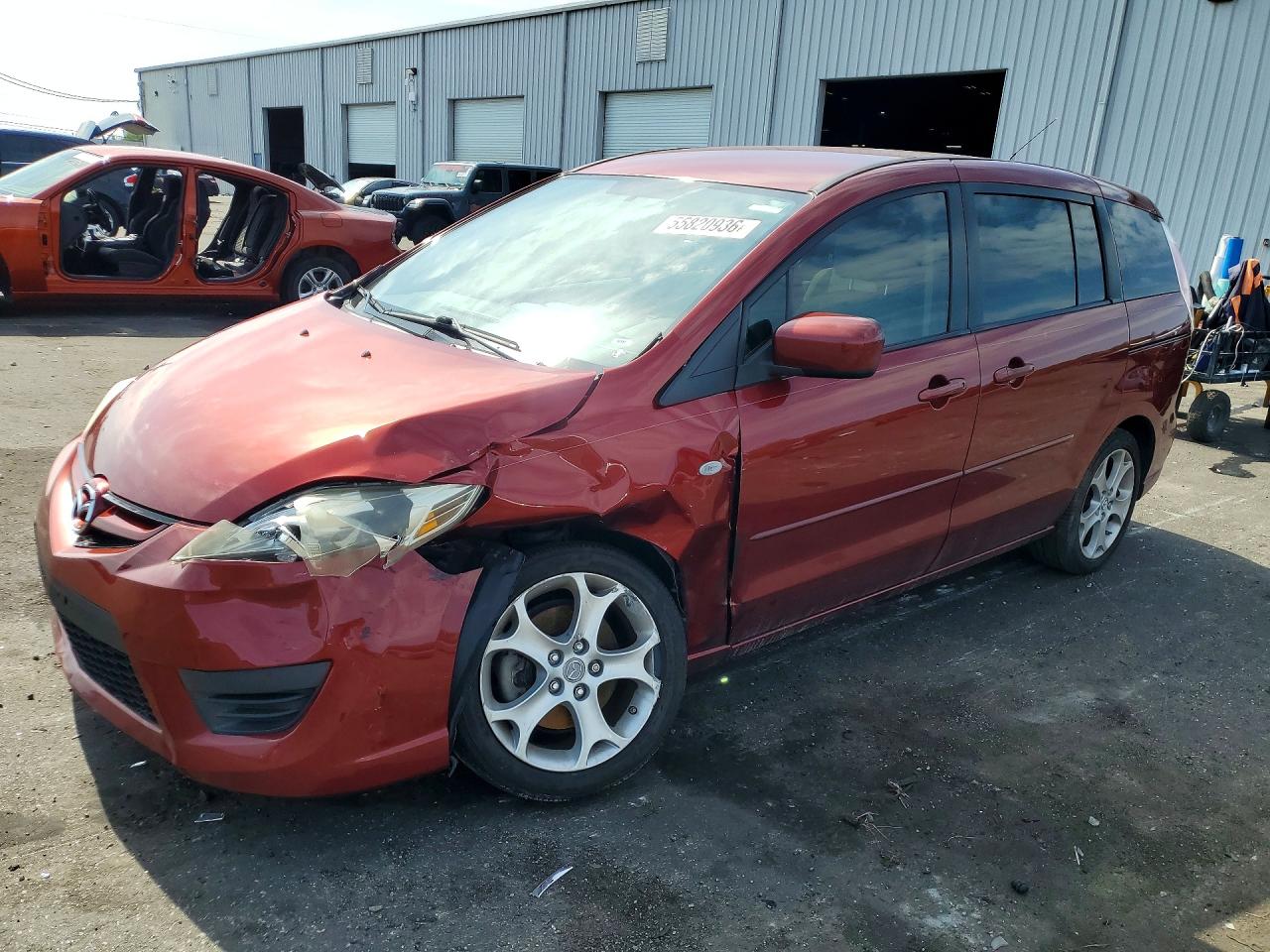 2008 Mazda 5 Sport, VIN JM1CR293880321596 — Перед