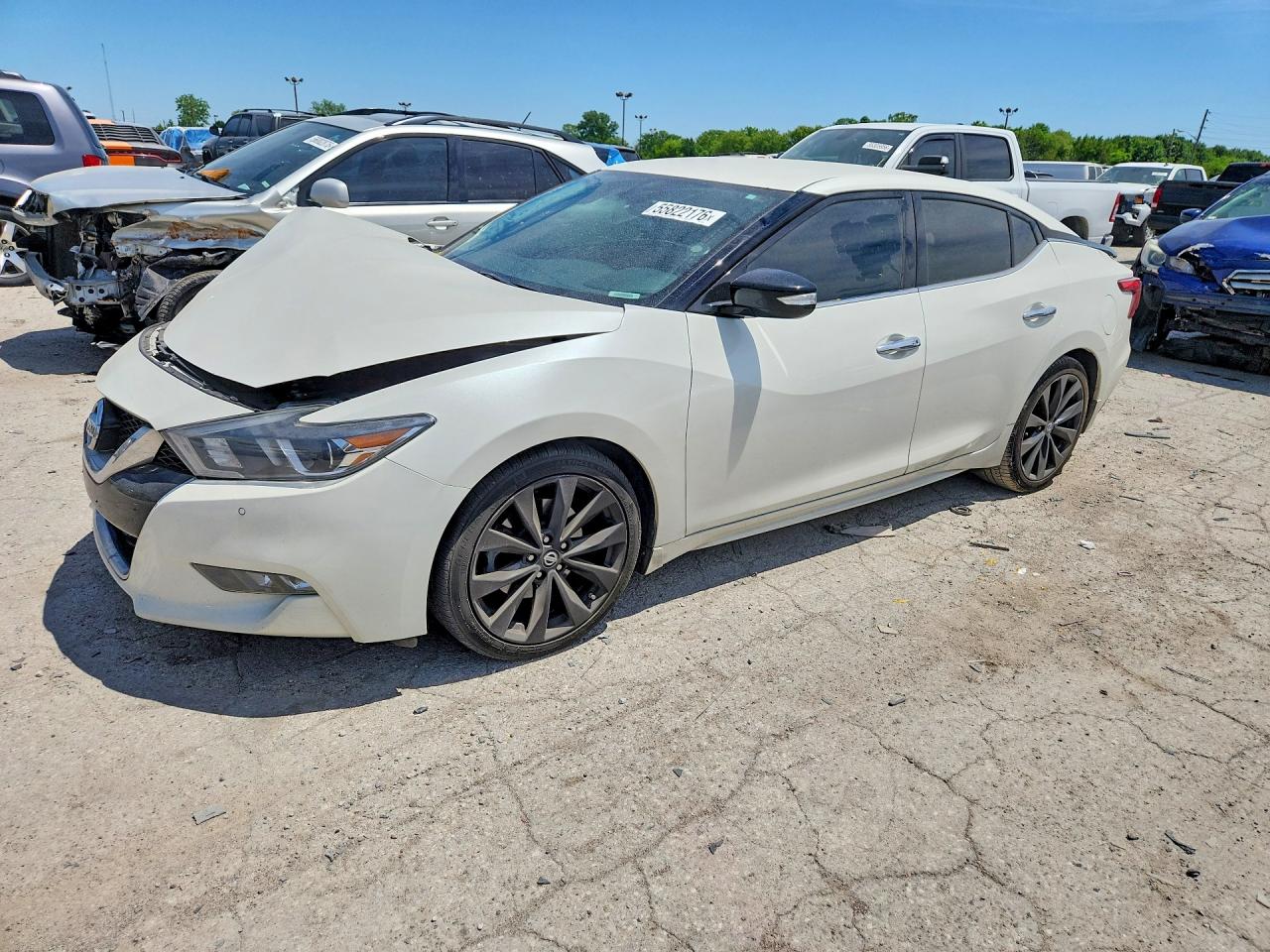 2017 Nissan Maxima Platinum, VIN 1N4AA6AP4HC442389 — Undercarriage