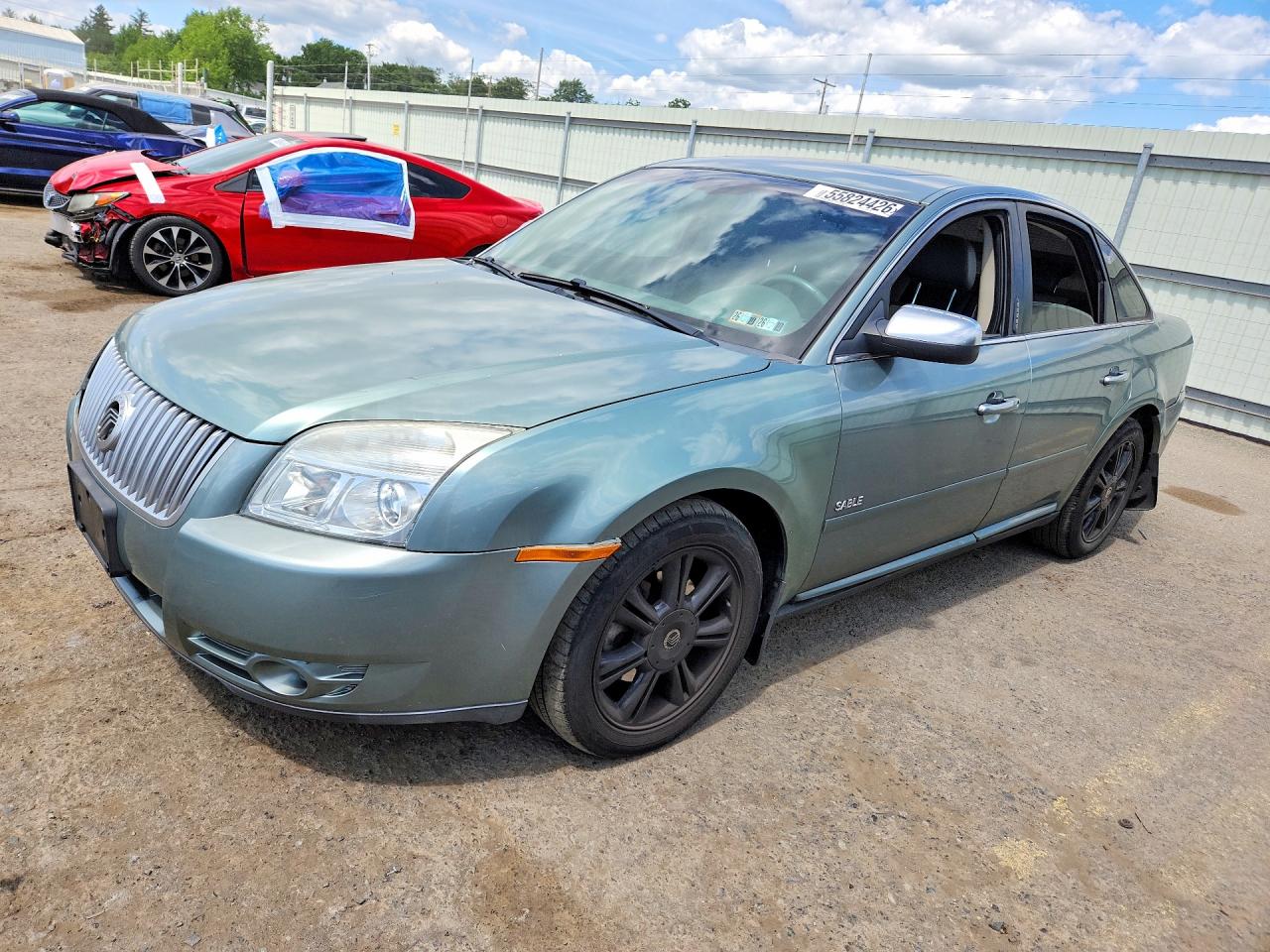 2008 Mercury Sable Premier, VIN 1MEHM43W78G603608 — Перед