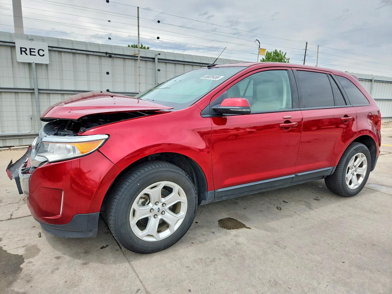 2013 Ford Edge SEL, VIN 2FMDK4JC5DBE37830 — Front end