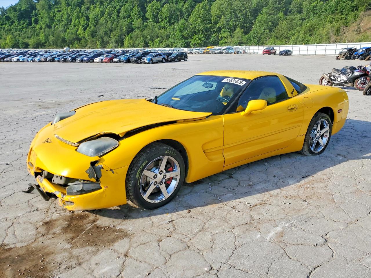 2000 Chevrolet Corvette, VIN 1G1YY22G2Y5101873 — Front end