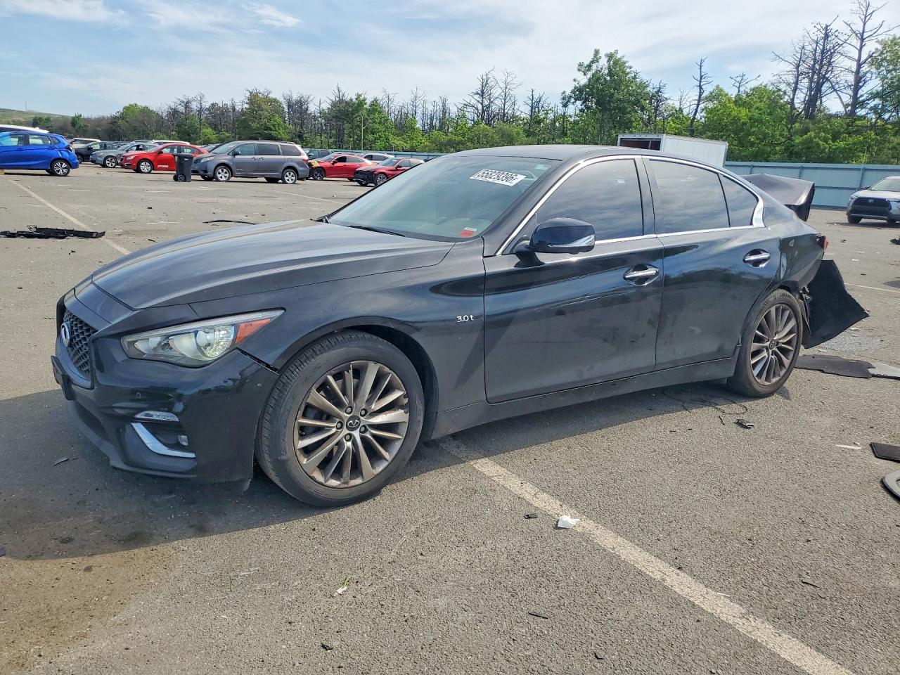 2020 Infiniti Q50 Luxe, VIN JN1EV7AR1LM252241 — Rear end