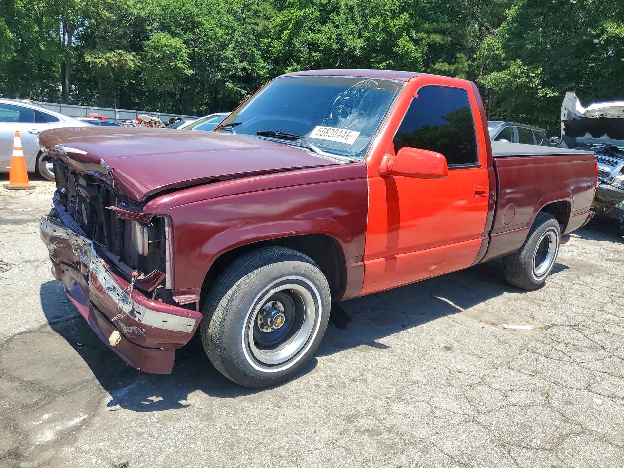 1988 Chevrolet Silverado 1500, VIN 1GCDC14Z0JZ318110 — Front end