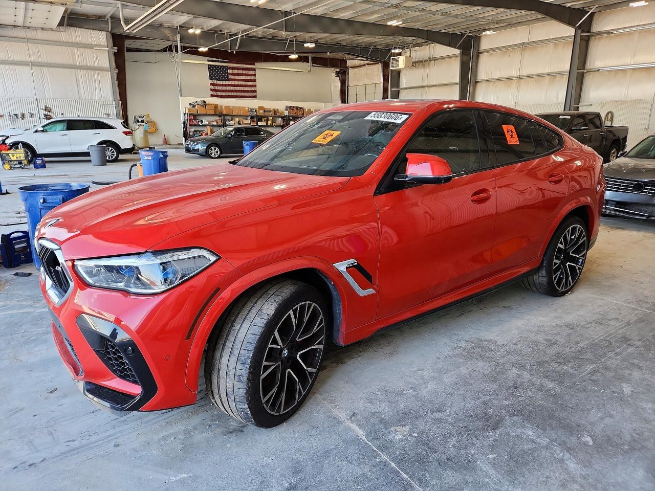 2022 BMW X6 M, VIN 5YMCY0C09N9L41859 — Front end