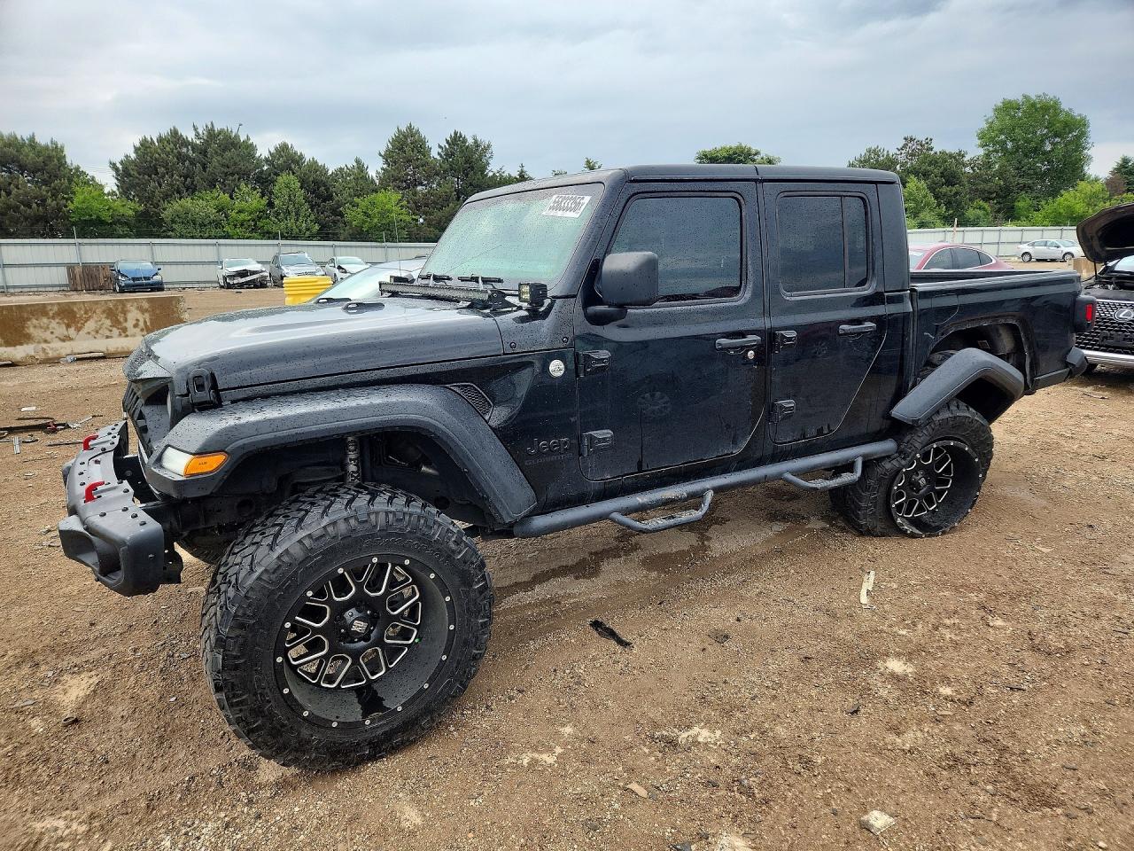 2020 Jeep Gladiator Sport S, VIN 1C6HJTAG5LL137409 — Rear end