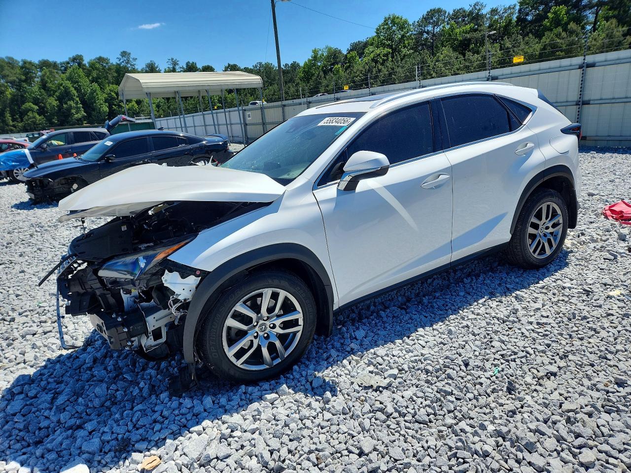 2020 Lexus NX 300, VIN JTJGARDZ3L2232235 — Front end