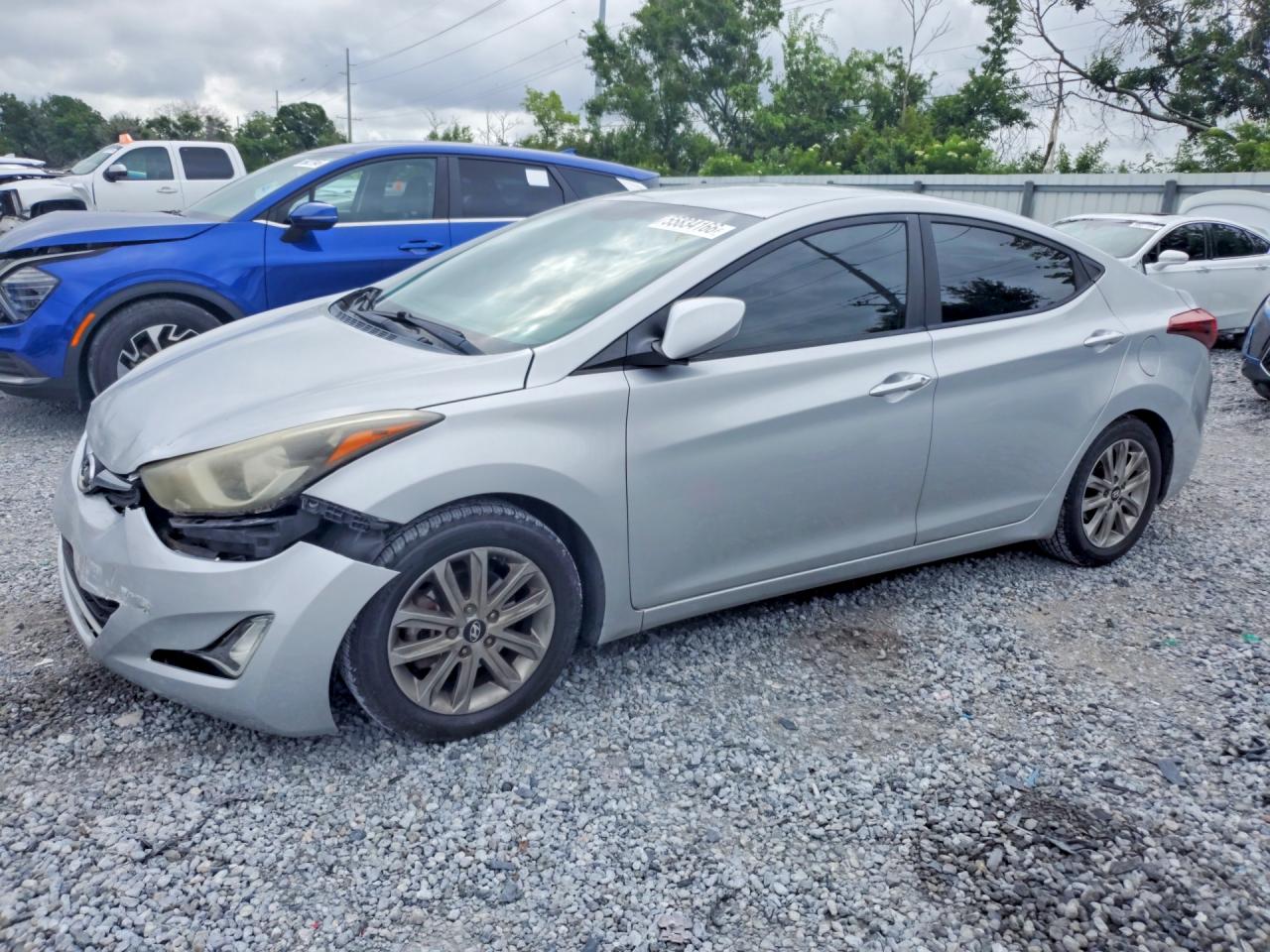 2014 Hyundai Elantra SE, VIN KMHDH4AE4EU147963 — Front end