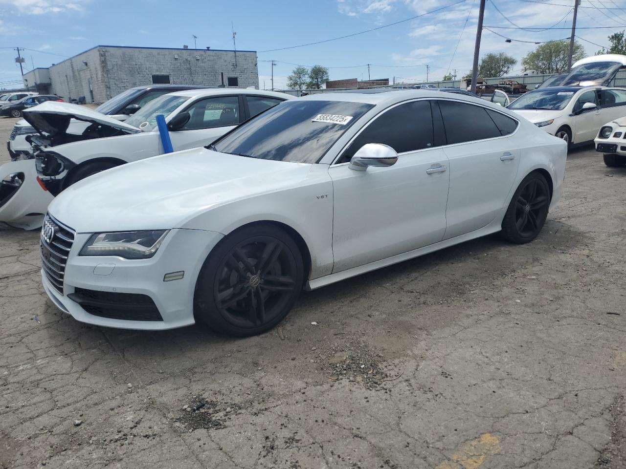 2015 Audi S7, VIN WAUW2AFC5FN017400 — Перед