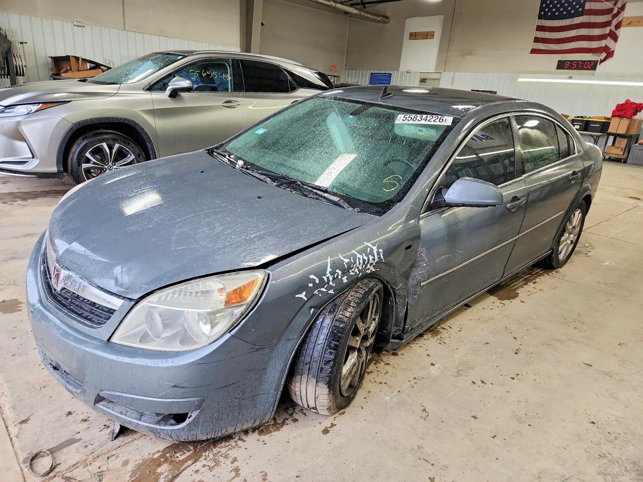 2008 Saturn Aura XE, VIN 1G8ZS57N28F156205 — Front end