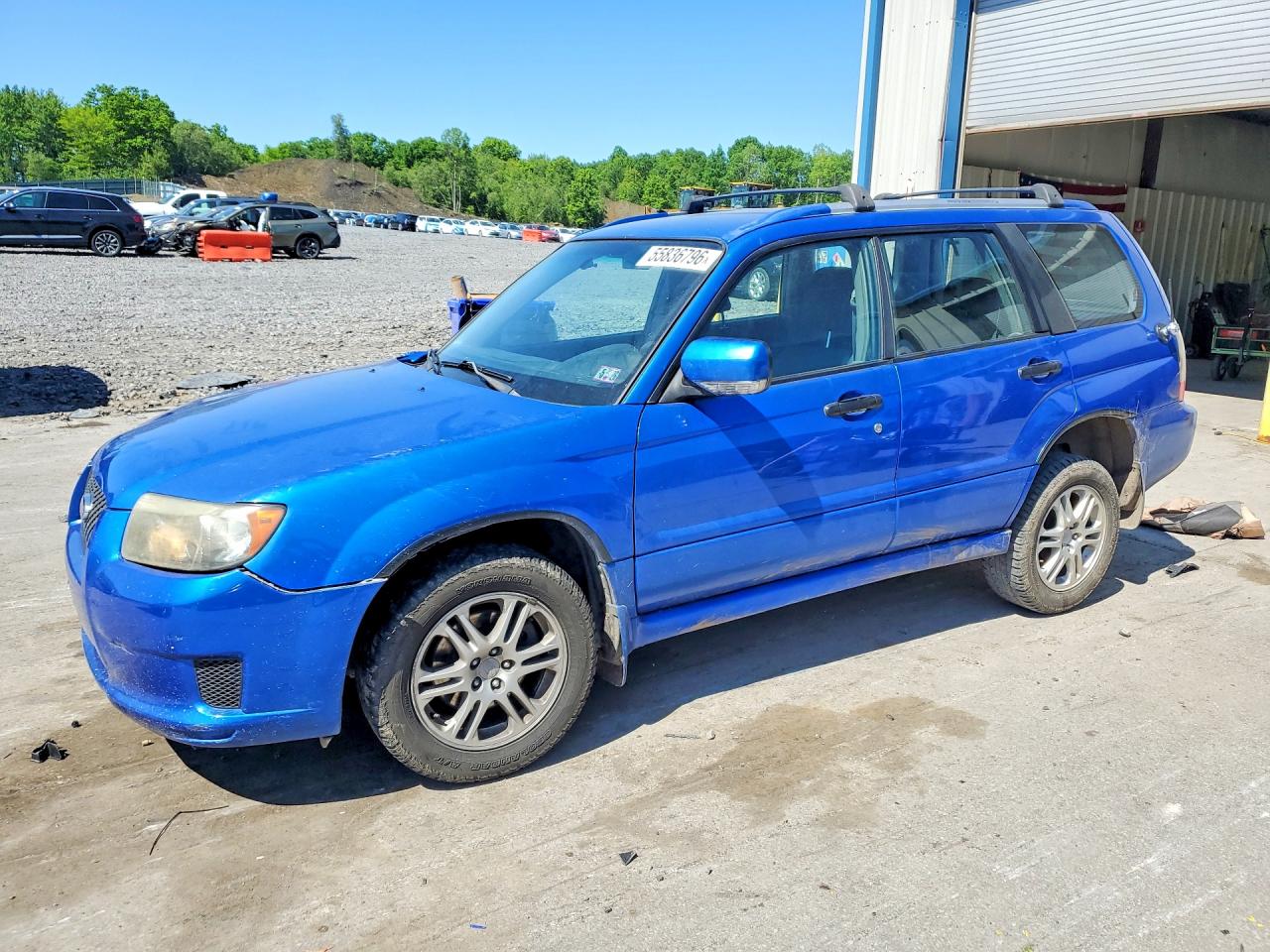 2008 Subaru Forester Special Sports X, VIN JF1SG66678H700930 — Side