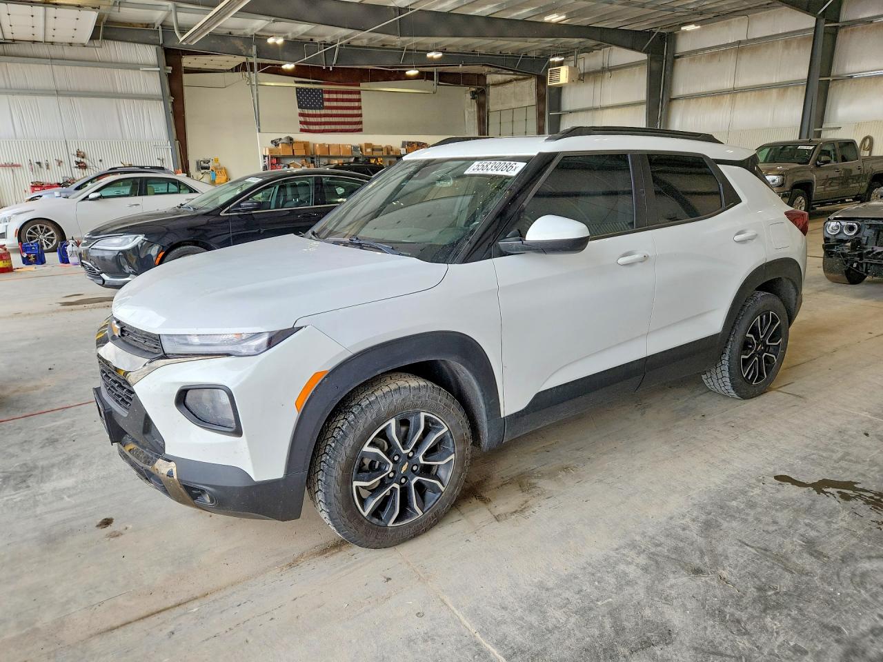 2021 Chevrolet TrailBlazer ACTIV, VIN KL79MSSL4MB030382 — Hail